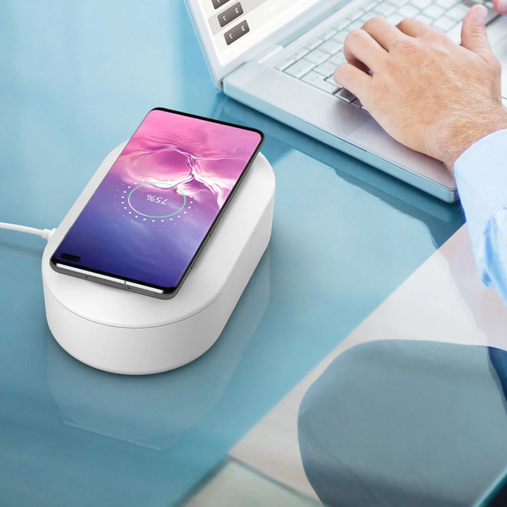 Wireless Charger Sterilization Sanitizer Cellphone Sterilization UV Light Sterilizer Box