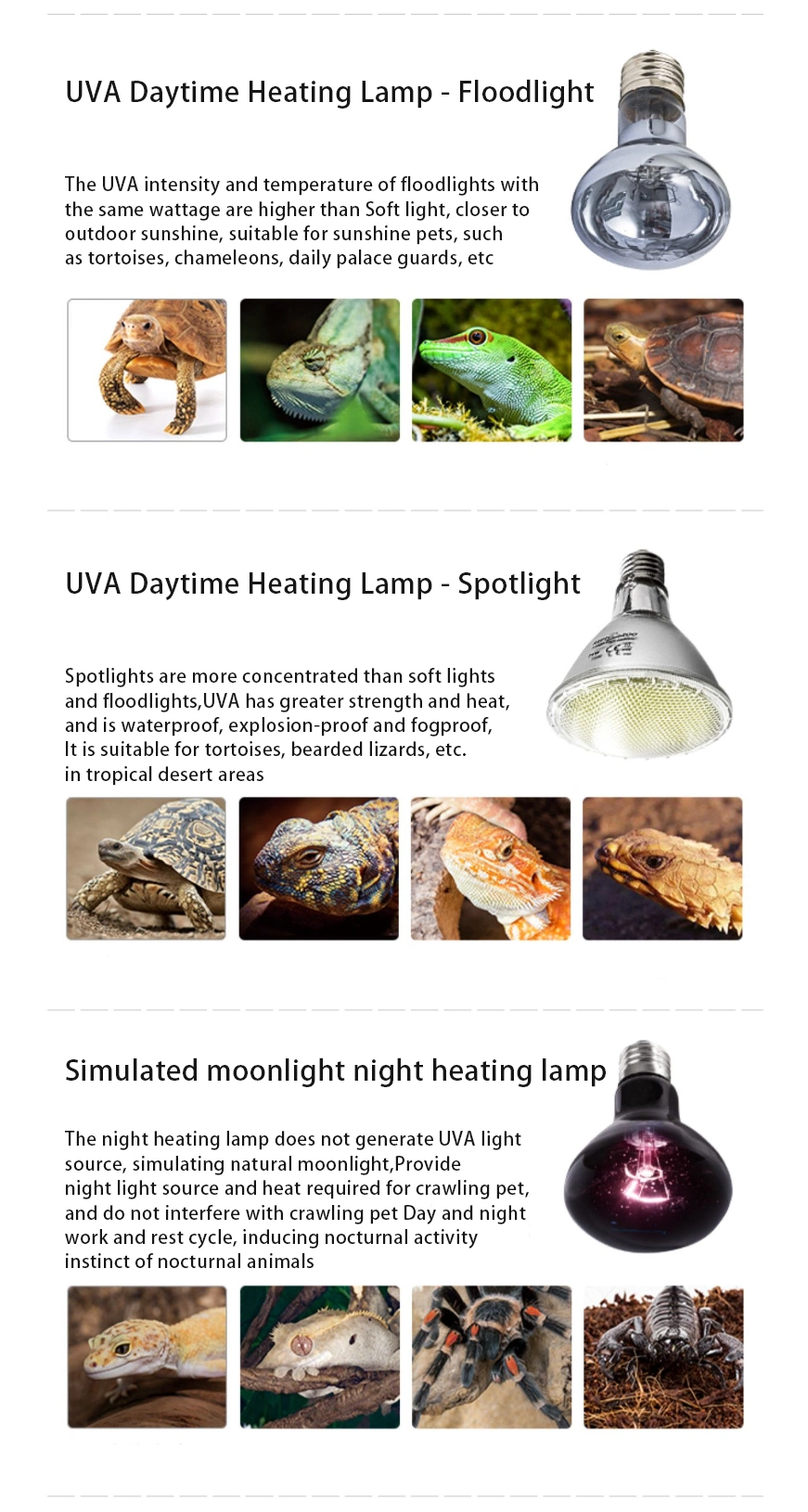 Chicken Poultry Reptile Infrared Heating Lamp for Chicks