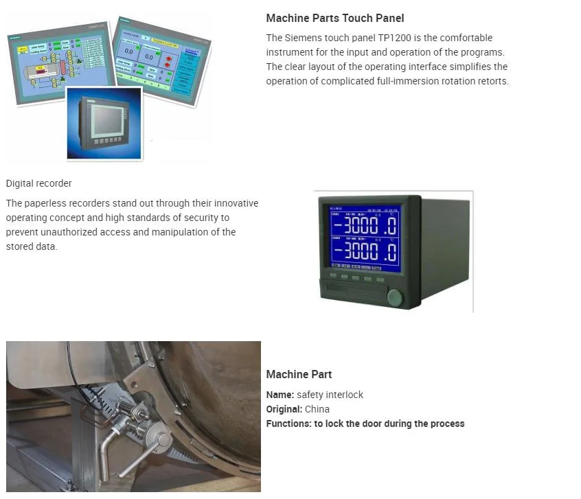 Sausage Medical Waste Sterilization Retort Sterilizer