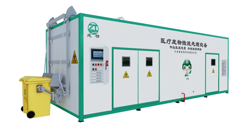 Large Microwave Steam Sterilization Machine for Medical Waste