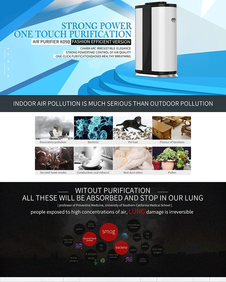 Air Sterilizer Machine Medical Grade UV Air Purifier for Disinfection