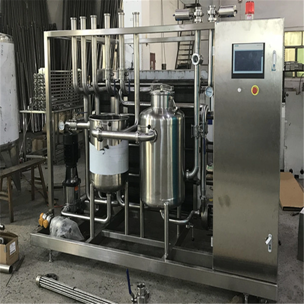 Inox Fruit Juice Milk Water Beverage Uht Plate Sterilizer with PLC