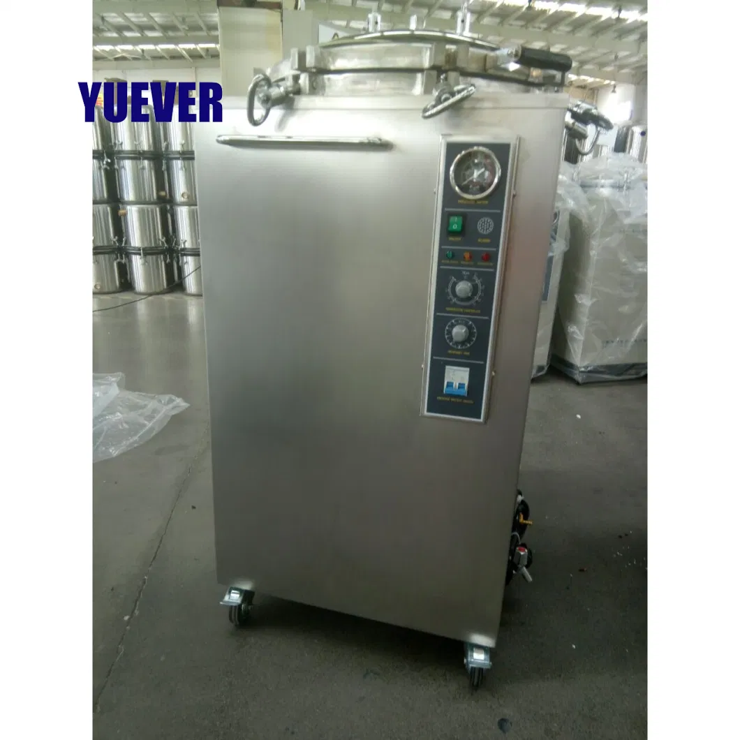 Stainless Steel Vertical Pressure Steam Sterilizer Autoclave 50L Portable Medical Class B Autoclave Sterilization Machine