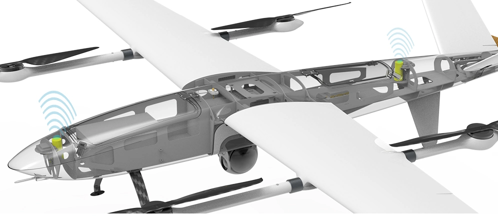 Full Electric Long Endurance Fixed Wing Vtol Plane