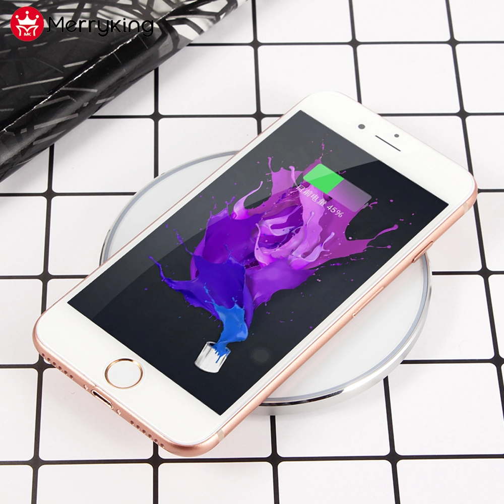 Merryking Universal Qi Wireless Charging Pad Mobile Phone Charger for Android iPhone Samsung