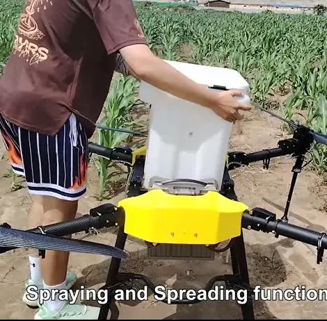 Joyance 40L New Designed Detachable Tank Agriculture Drone Spray Uav with High Pressure Nozzles Spray Seeds and Solid Fertilizers