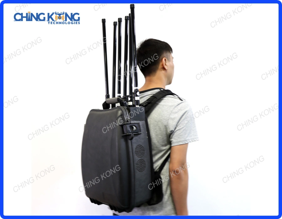 High Power Anti-Drone 2.4G GPS 5.8g 433 Drone Jammer