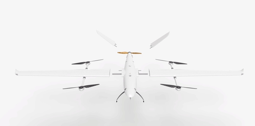 Full Electric Long Endurance Fixed Wing Vtol Plane