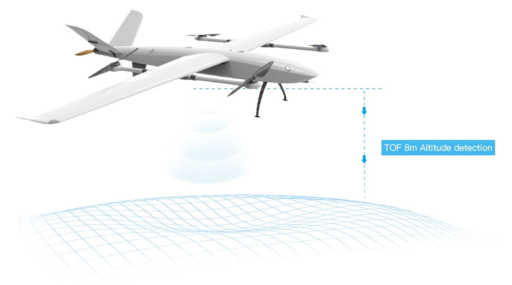 Sky Whale Mini Electric Long Endurance Vtol Drone