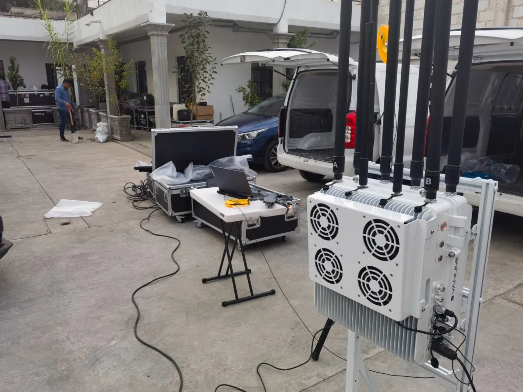 360 Degree Omni-Directional 1500meters Anti Drone Signal Jammer