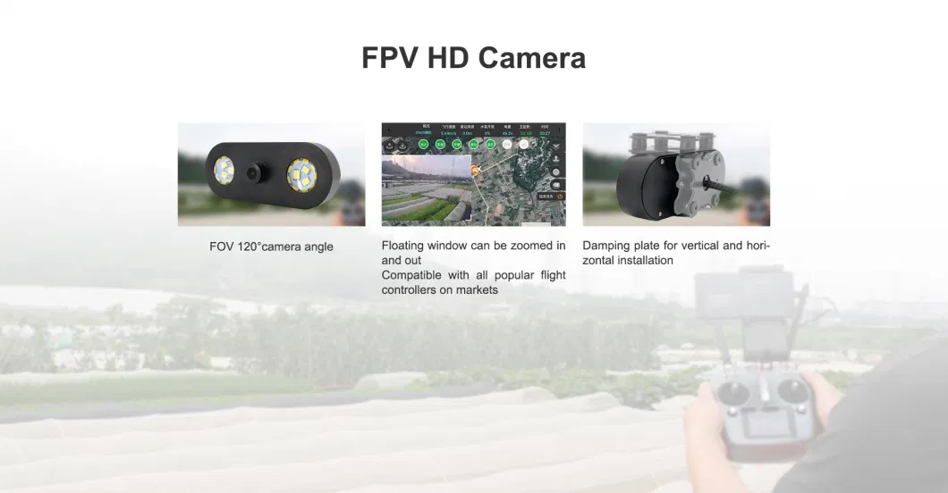 Siyi Vd32 Remote Control 2.4G 16CH 3 in 1 Integrated Datalink S. Bus Vtx for Fpv Agricultural Spray Drone