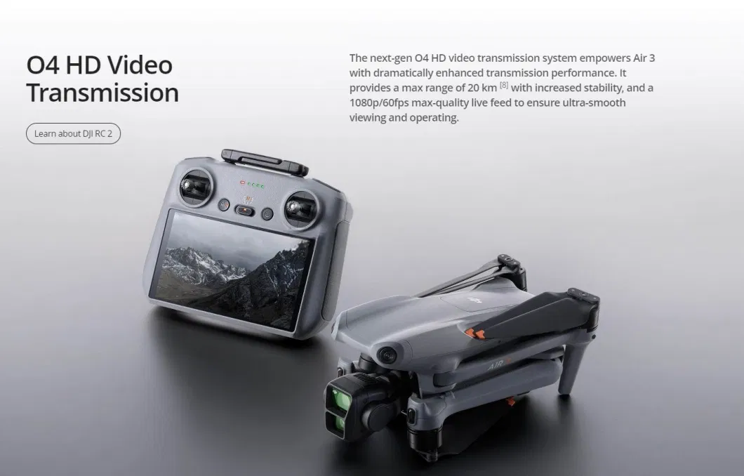 Small Obstacle Avoidance Uav Dji Air 3 Professional Anti-Shake Head 10 Km Intelligent Return