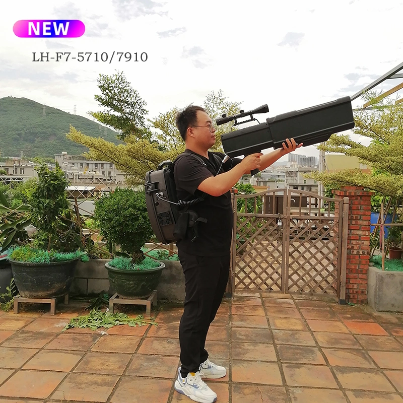 8 Bands 2000m Ultra Long Endurance Full Frequency Anti Drone Expulsion Forces Landing Arrest Drone Signal Interference Jamming Hand Hold Uav Jammer