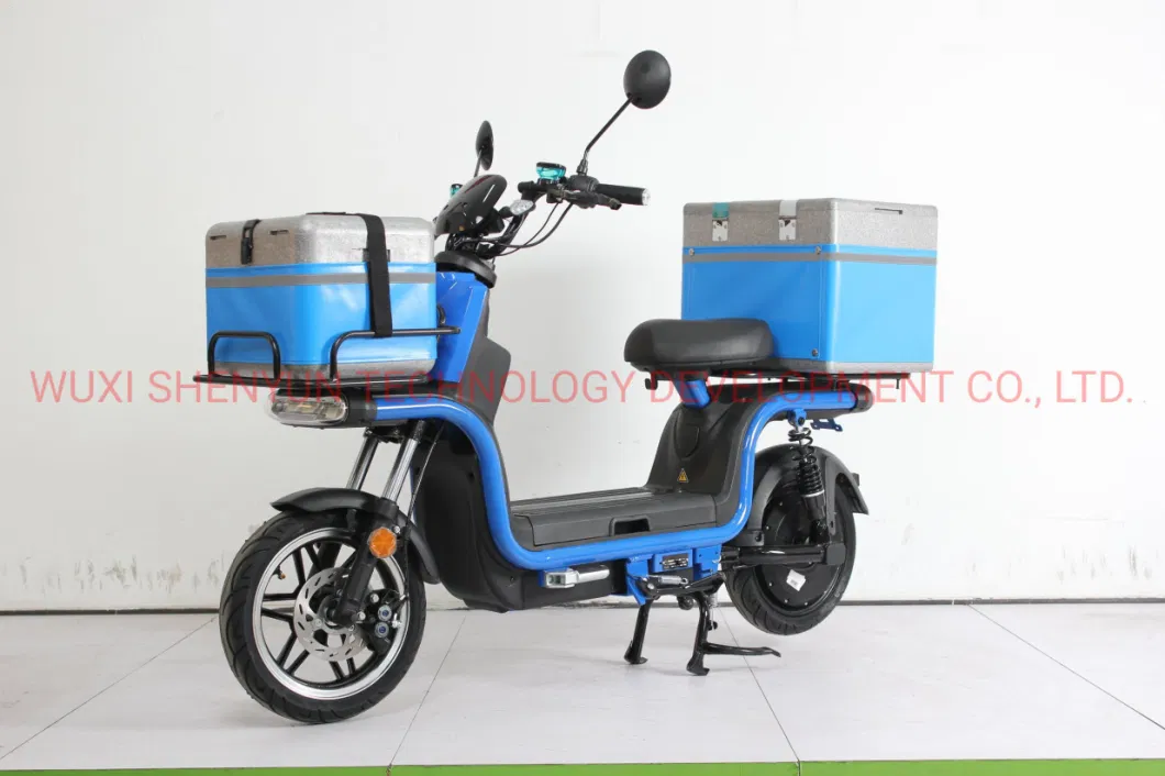 Syev 800W New Take Away Electric Mope Ebike with Delivery Box for Fast Fod Electric Bicycle Electric Motorcycle