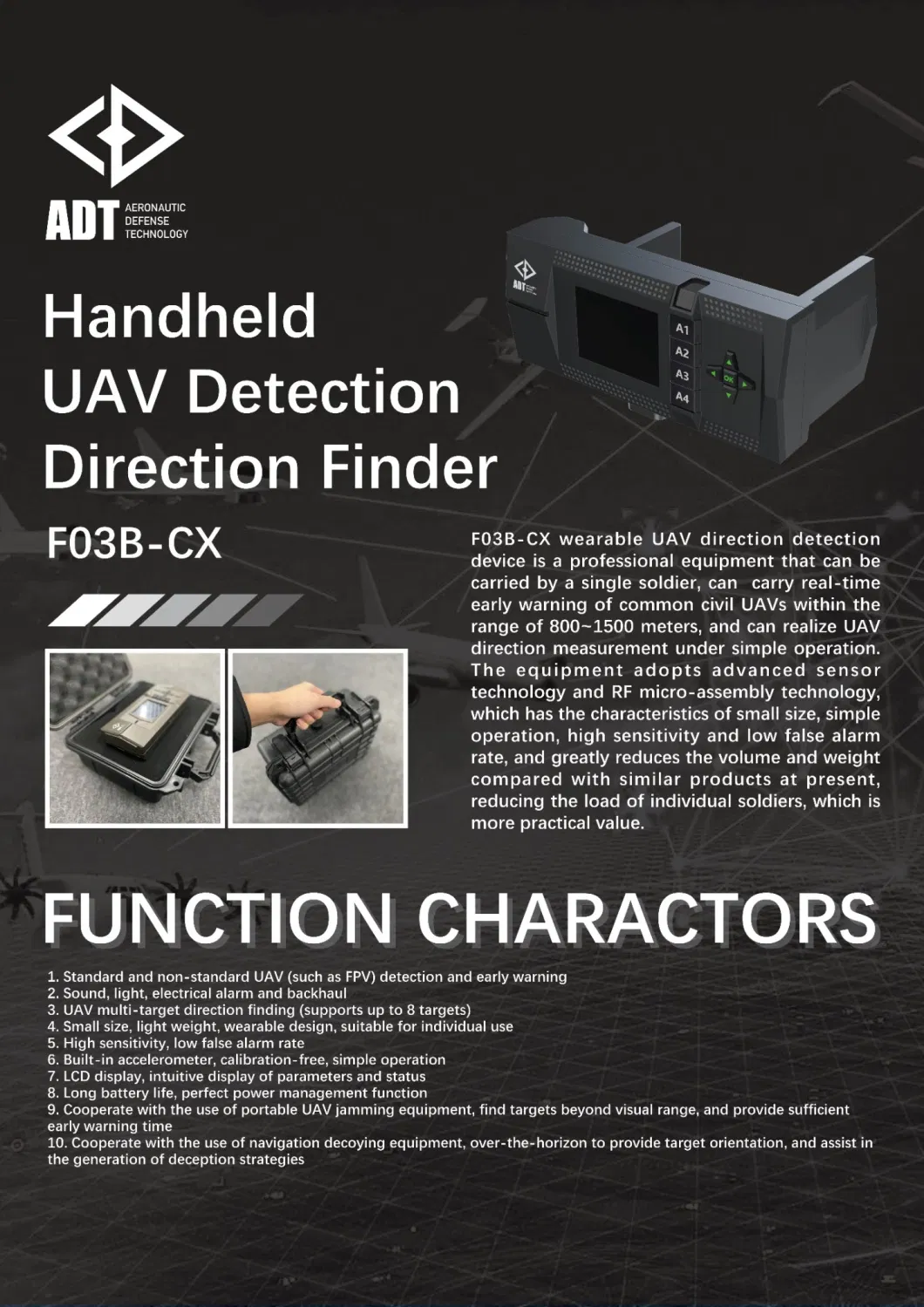 Handheld Uav Detection Direction Finder