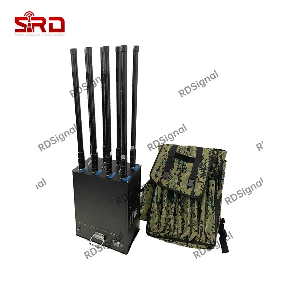 Backpack Anti Uav Drone Signal Jammer New Advanced Drone Signal Scrambler