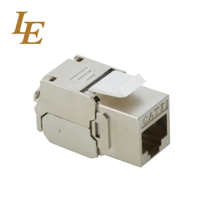 Le-K055s CAT6 CAT6A Toolless FTP RJ45 Keystone Modular Jack