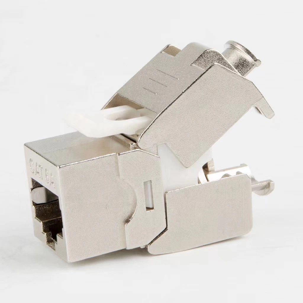 RJ45 cat6a Toolless jack Zinc Alloy Module keystone jack