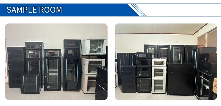 27u Network Rack Cabinet Data Center Equipment Server Rack 19 Inch for It Equipment Patch Panel Brackets PDU Mesh Door