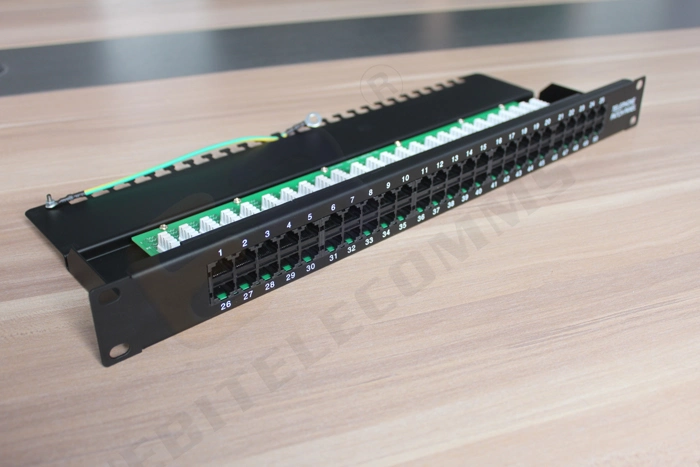 1u Rack Mount 50 Ports Data&Voice Patch Panel