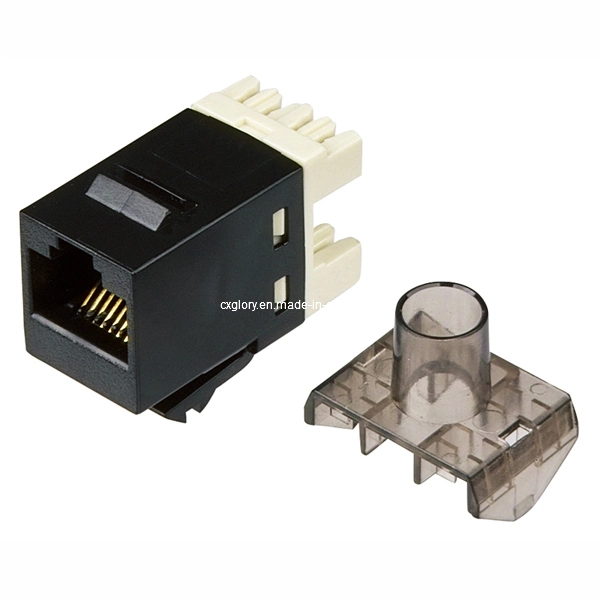 CAT6 UTP 180 Degree RJ45 Keystone Jack AMP Type