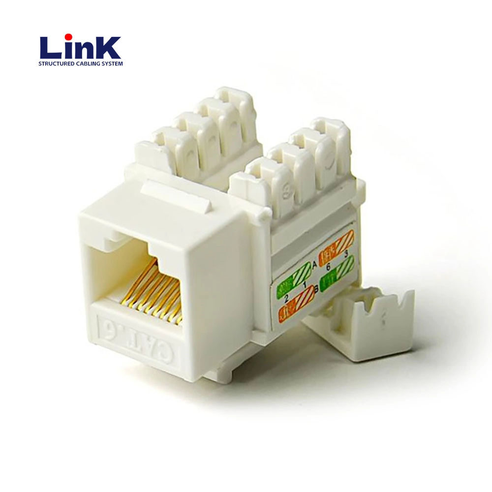 OEM Competitive Price Australia Type Clipsal 180 Degree UTP CAT6 8p8c RJ45 Cat 6 Keystone Jack