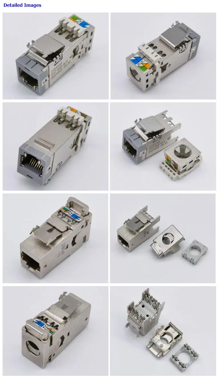 AMP Twist Slx Series CAT6A Commscope Shielded Keystone Modular Jack