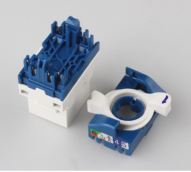 Best Price RJ45 Rotary 180-Degree Tool-Less UTP CAT6 Keystone Jack