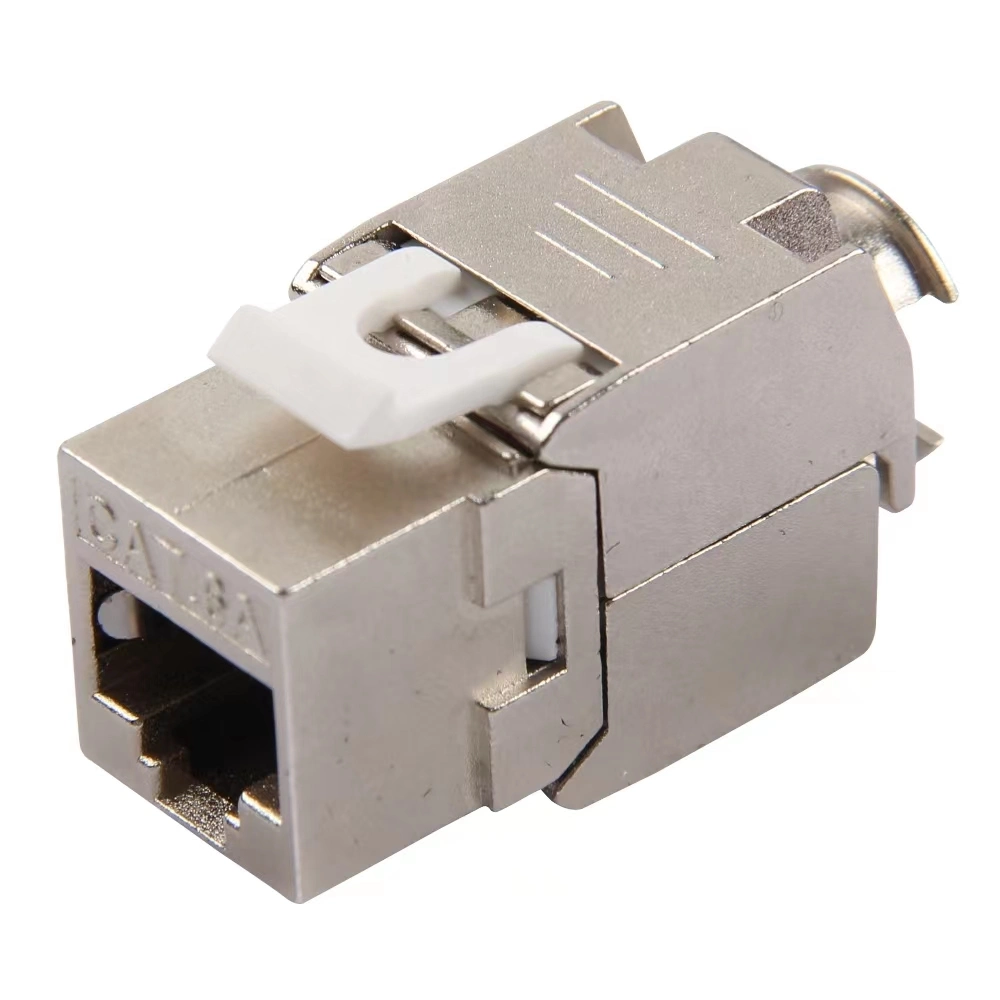 Metal Keystone Jack CAT6 CAT6A RJ45 Toolless Shielded FTP STP