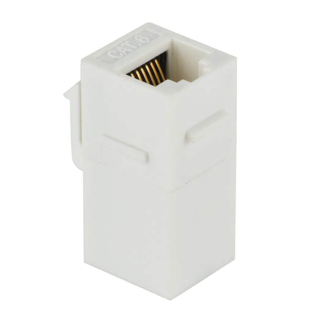 OEM RJ45-RJ45 Keystone Jack Coupler, China Origin, Cat. 6 UTP