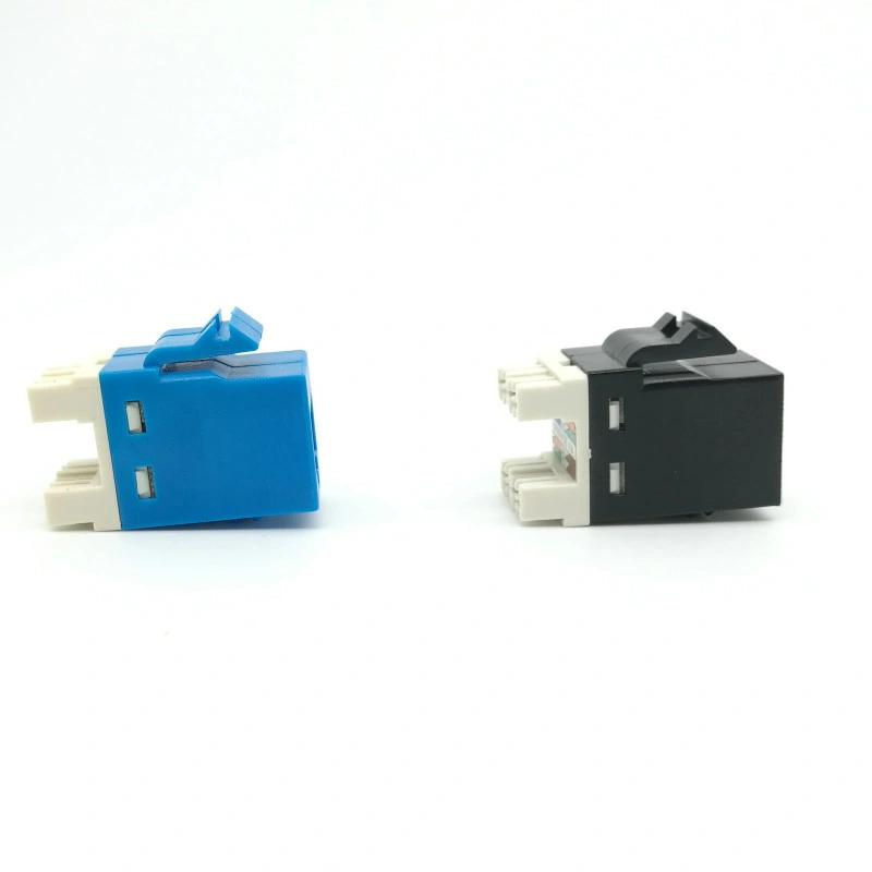 CAT6 UTP 180 Degree RJ45 Keystone Jack AMP Type