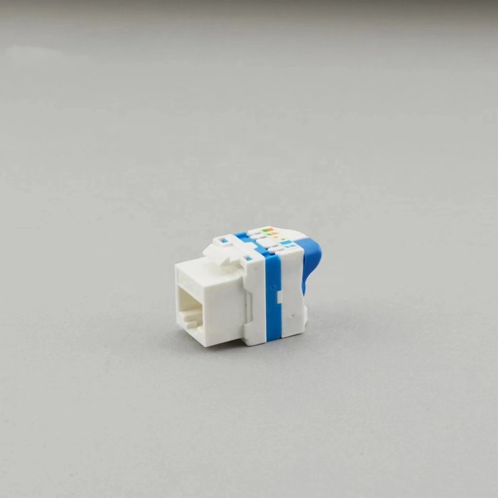 CAT6 Keystone Coupler RJ45 UTP Coupler Insert Snap-in Connector Socket Adapter Port for Wall Plate Outlet Panel