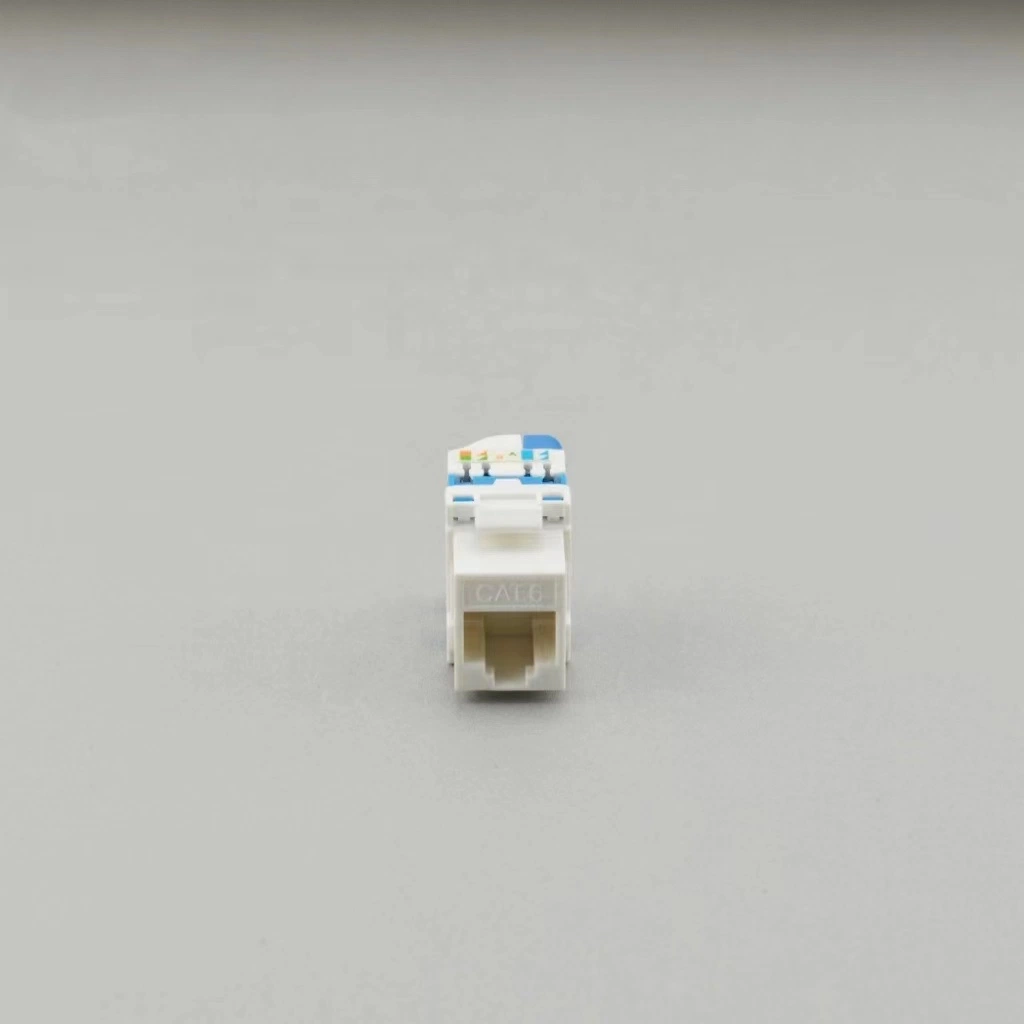 CAT6 Keystone Coupler RJ45 UTP Coupler Insert Snap-in Connector Socket Adapter Port for Wall Plate Outlet Panel