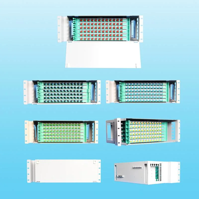 LC 24-Port Optical Fiber Distribution Patch Panel Optical ODF