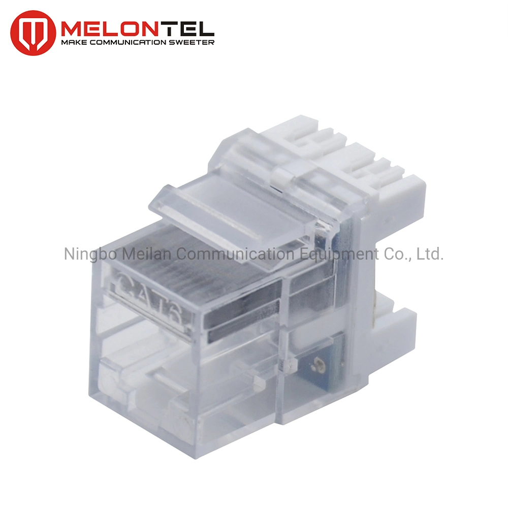 110IDC 180 Degree RJ45 CAT6 Keystone Jack