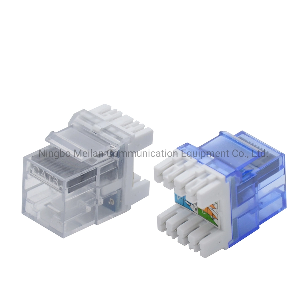 110IDC 180 Degree RJ45 CAT6 Keystone Jack