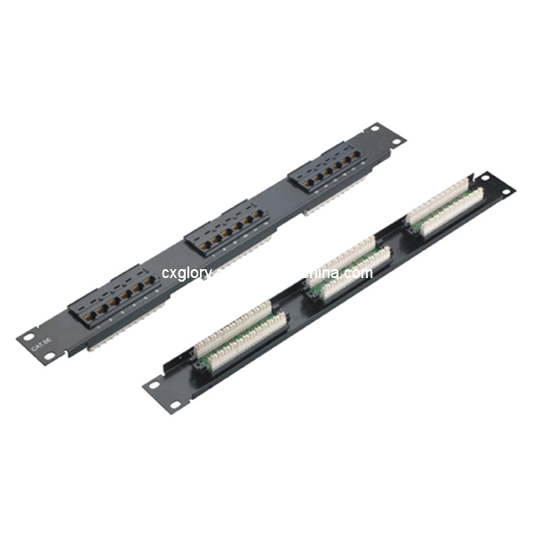 AMP Type 18 Port RJ45 Cat. 5e Patch Panel