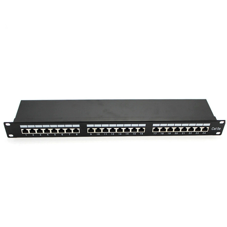 Manufacture FTP Dual IDC 24 Port Cat5e Cat6 Patch Panel