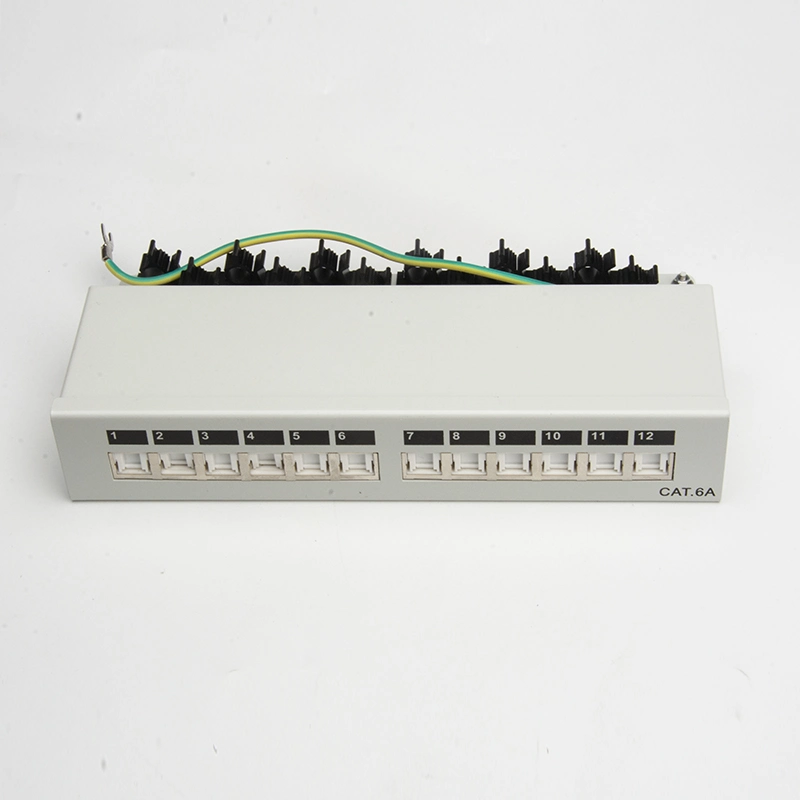 High Quality RJ45 CAT6 CAT6A SFTP 12 Port for Patch Panel