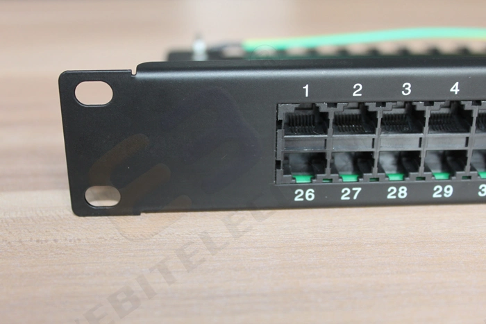 1u Rack Mount 50 Ports Data&Voice Patch Panel