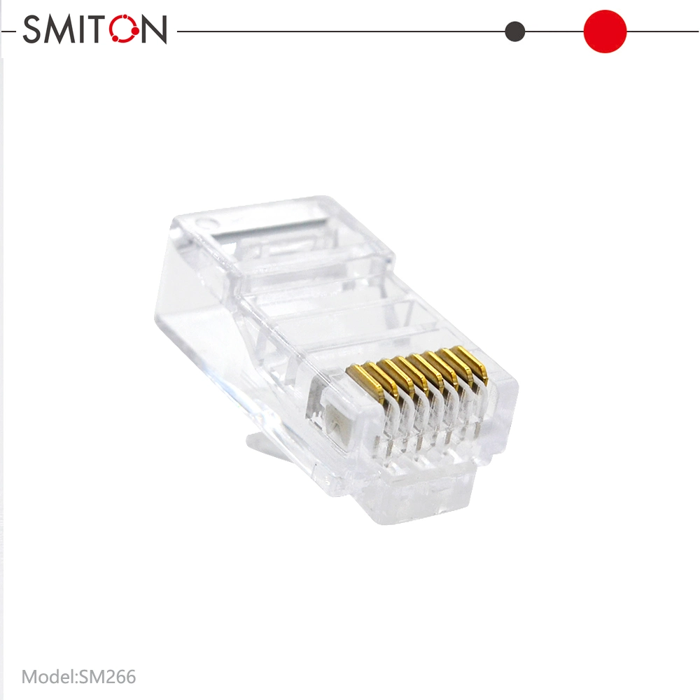 UTP RJ45 Ethernet Network Modular Plug 8p8c Cat5e CAT6 RJ45 Crystal Heads Connector