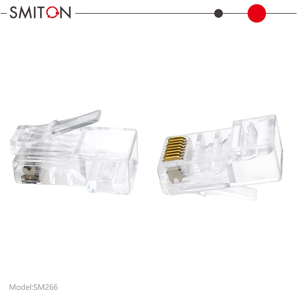 UTP RJ45 Ethernet Network Modular Plug 8p8c Cat5e CAT6 RJ45 Crystal Heads Connector