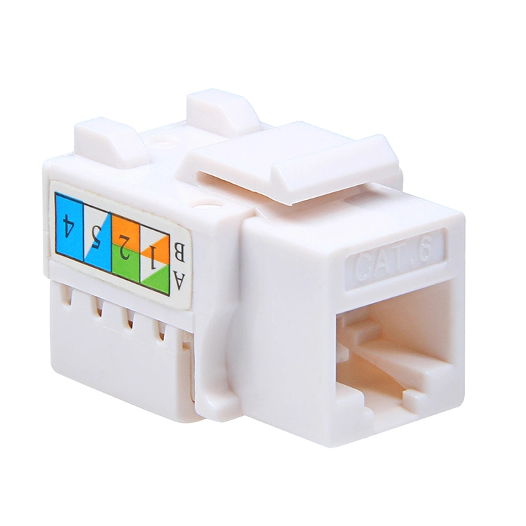 CAT6 CAT6A RJ45 UTP Modular Toolless Module Connector Keystone Jack