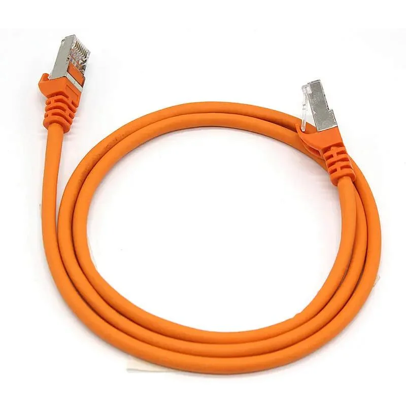 CAT6 FTP Twisted Pair LAN Cable CAT6 1000FT Twisted Pair 23AWG Solid FTP Network Ethernet Router Cable, 550MHz, PVC RJ45 Wire Orange