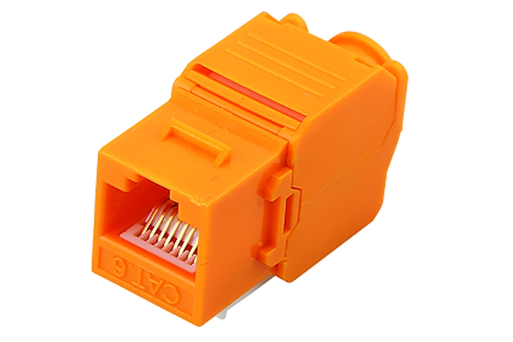 Cat5e CAT6 CAT6A UTP Toolless RJ45 Modular Keystone Jack