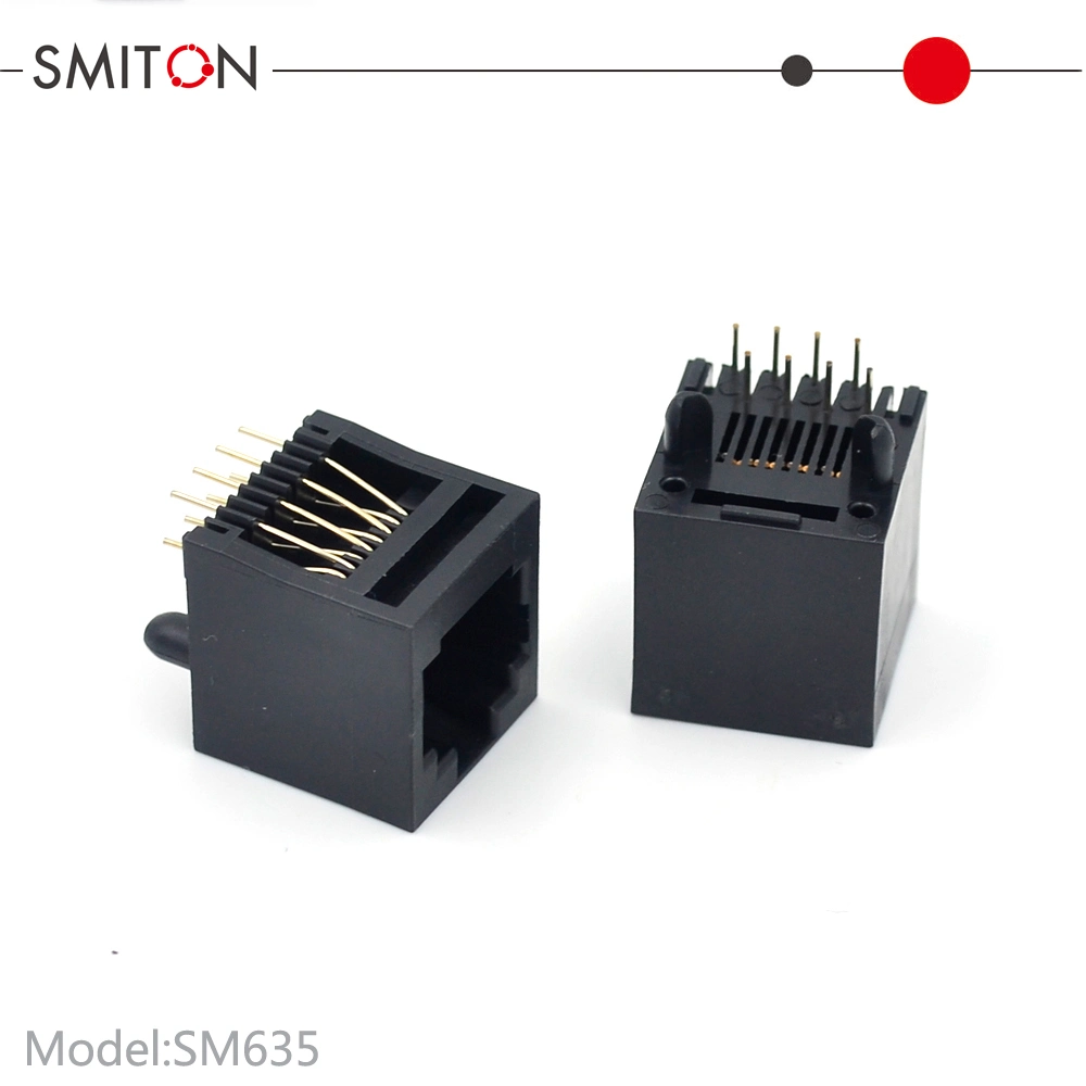 RJ45 Modular Jack 8p8c Female Connector for PCB