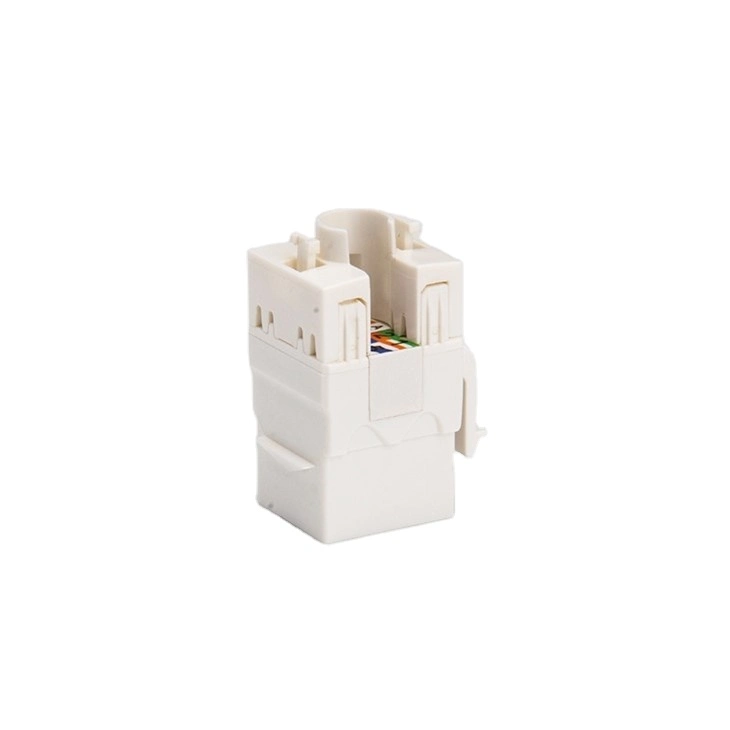 High Quality RJ45 Cat5e Unshielded Modular Jack 180 Degree Punch Down Cat5e CAT6 UTP Keystone Jack