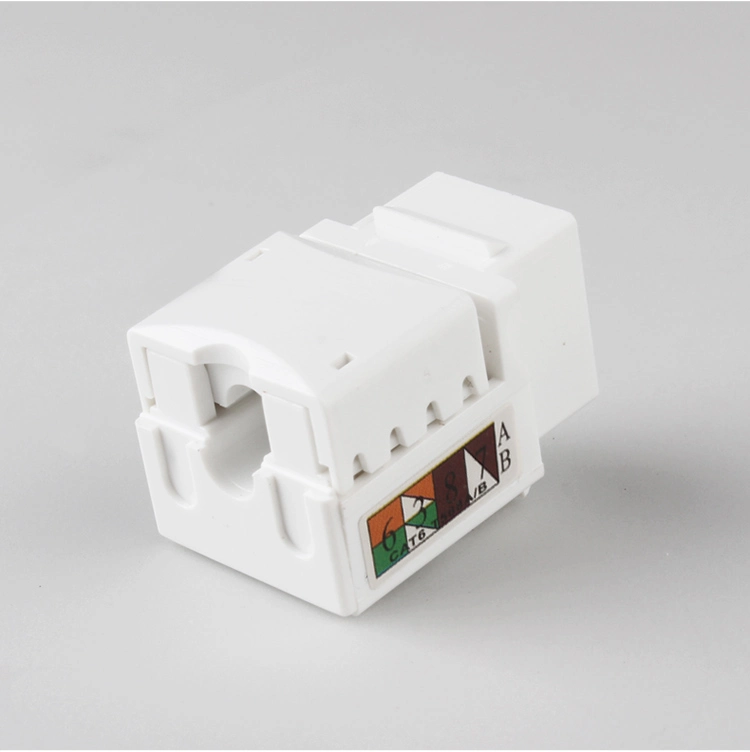 Supplier UTP Cat5e Cat 6 Keystone Jack RJ45 Modular Jack