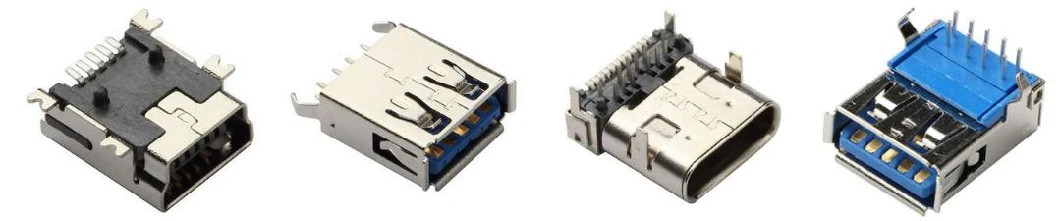 RJ45 100 Base-T 8p8c Tab up Cat5 RJ45 Connector Magnetic Modular Jack