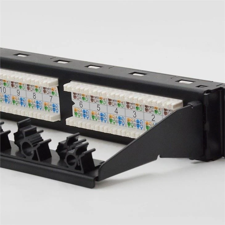 10&prime;&prime; 12 Port UTP Patch Panel